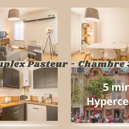 Bed & Breakfast Duplex Pasteur - 3 - Privee Troyes