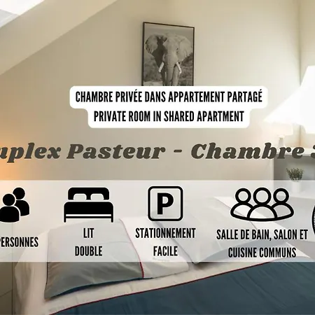 Duplex Pasteur - 3 - Privee Bed & Breakfast *